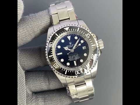 Rolex Sea-Dweller Deepsea 126660 Stainless Steel Black Blue Dial 44MM Mens Replica Watch - Image 2