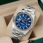 Rolex Sky-Dweller 326934 Stainless Steel Blue Dial 42MM Replica Watch - Image 2