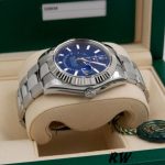 Rolex Sky-Dweller 326934 Stainless Steel Blue Dial 42MM Replica Watch - Image 4