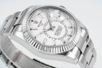Rolex Sky-Dweller 326934 Stainless Steel White Dial 42MM Replica Watch - Image 4