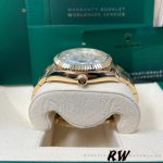 Rolex Sky-Dweller 326938 Yellow Gold White Dial 42mm Mens Replica Watch - Image 3