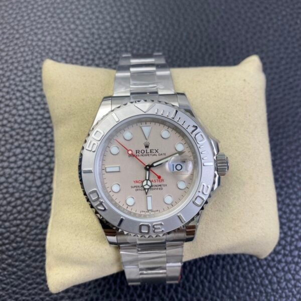 Rolex Yacht Master 116622 Stainless Steel platinum Dial 40mm Mens Replica Watch - Image 3