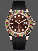 Rolex Yacht Master 116695 Black Rubber Strap Brown Dial 40MM Mens Replica Watch