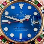 Rolex Yacht Master 116695 Everose Gold Blue Dial 40MM Mens Replica Watch - Image 4