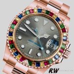 Rolex Yacht Master 116695 Everose Gold Grey Dial 40MM Mens Replica Watch - Image 2