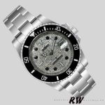 Rolex Yacht Master 116695 Stainless Steel Diamond Paved Dial 40MM Mens Replica Watch - Image 2