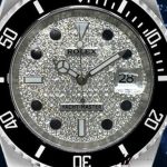 Rolex Yacht Master 116695 Stainless Steel Diamond Paved Dial 40MM Mens Replica Watch - Image 4