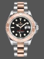 Rolex Yacht Master 126621 EverRose Gold Black Dial 40MM Mens Replica Watch