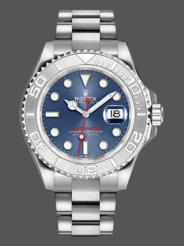 Rolex Yacht Master 126622 Platinum Bezel Blue Dial 40MM Mens Replica Watch - Image 1