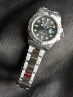 Rolex Yacht Master 126622 Platinum Bezel Dark Rhodium Grey Dial 40MM Mens Replica Watch - Image 4