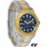 Rolex Yacht Master 168623 Steel and Gold Blue Dial 35MM Unisex Replica Watch - Image 3