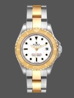 Rolex Yacht Master 169623 Steel Yellow Gold White Dial 29MM Lady Replica Watch
