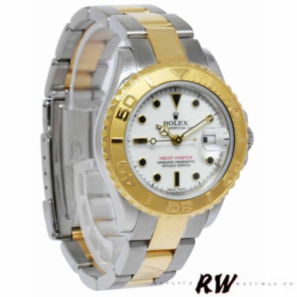 Rolex Yacht Master 169623 Steel Yellow Gold White Dial 29MM Lady Replica Watch - Image 2