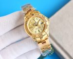 Rolex Yacht Master 169628 Yellow Gold Champagne Dial 29mm Lady Replica Watch - Image 3