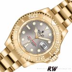 Rolex Yacht Master 169628 Yellow Gold Grey Dial 29MM Lady Replica Watch - Image 2