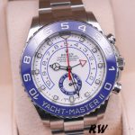 Rolex Yacht Master II 116680 White Square Dial 44mm Mens Replica Watch - Image 3