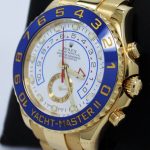 Rolex Yacht Master II 116688 Yellow Gold White Dial 44mm Mens Replica Watch - Image 2