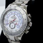 Rolex Yacht Master II 116689 White Dial Platinum 44mm Mens Replica Watch - Image 3