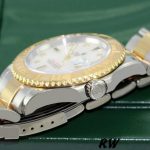 Rolex Yachtmaster 16623 Steel Yellow Gold Mother of Pearl White Dial 40MM Mens Replica Watch - Image 4